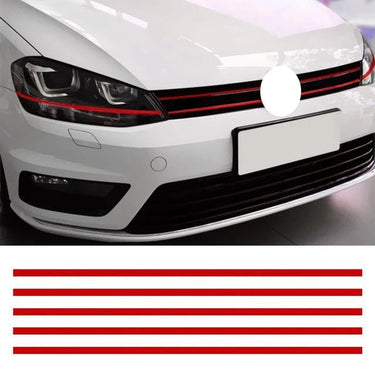 Pegatina frontal linea roja
